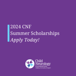 Child Neurology Foundation Summer Scholarships (1)