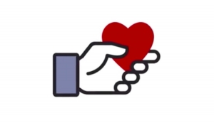 Facebook Hand and Heart Fundraising Logo Released