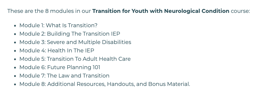 Transition Chapters